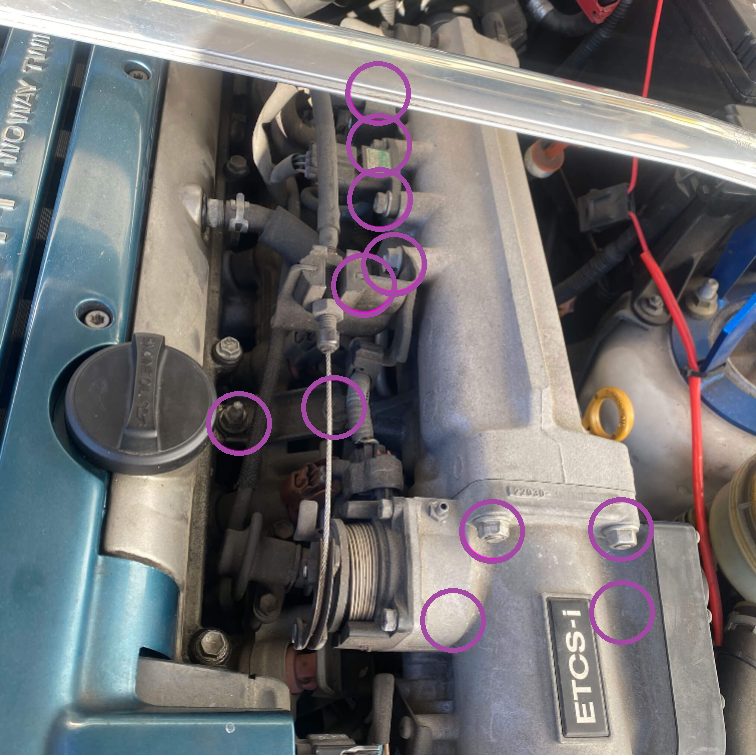 Load image into Gallery viewer, Titanium Throttle Body Kit - TOYOTA 2JZ-GTE (FACTORY)