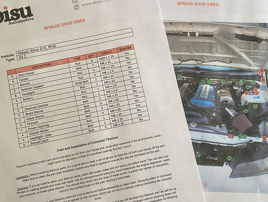KIT INSTALLATION INSTRUCTIONS