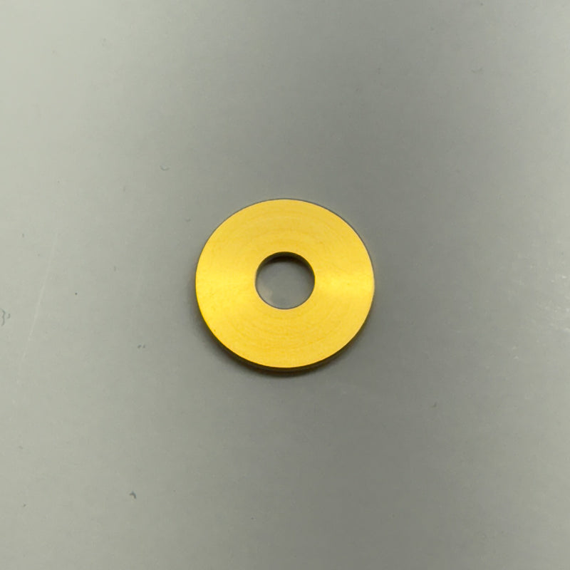 Load image into Gallery viewer, Gold titanium washer, Front Product View