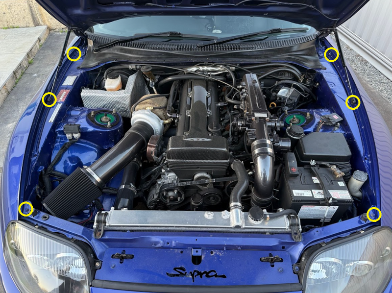 Load image into Gallery viewer, Titanium Fender Kit - TOYOTA SUPRA JZA80