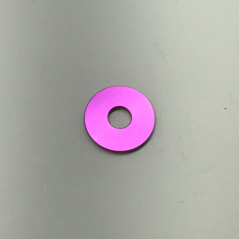 Load image into Gallery viewer, Purple titanium washer, Front Product View