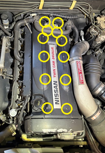 Load image into Gallery viewer, Titanium Coilpack Cover Kit - NISSAN RB26
