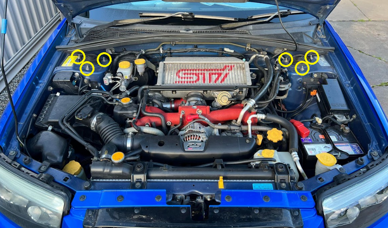 Load image into Gallery viewer, Titanium Strut Tower Kit - SUBARU FORESTER SG