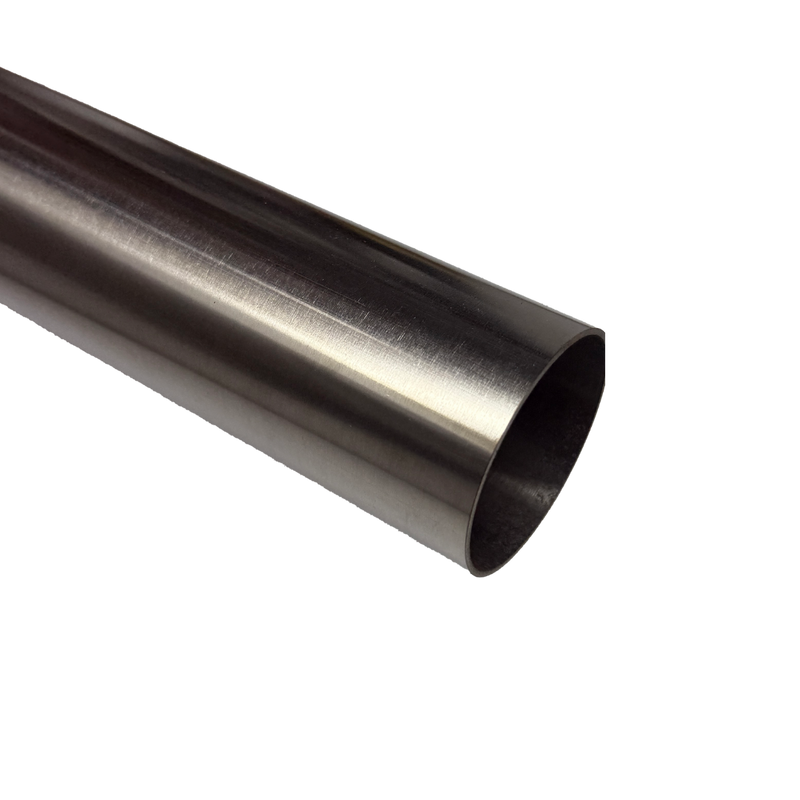 Load image into Gallery viewer, SS304 2.5inch Tube 1meter brushed finish, Product front view