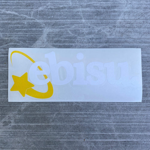 Ebisu Star Die Cut Sticker