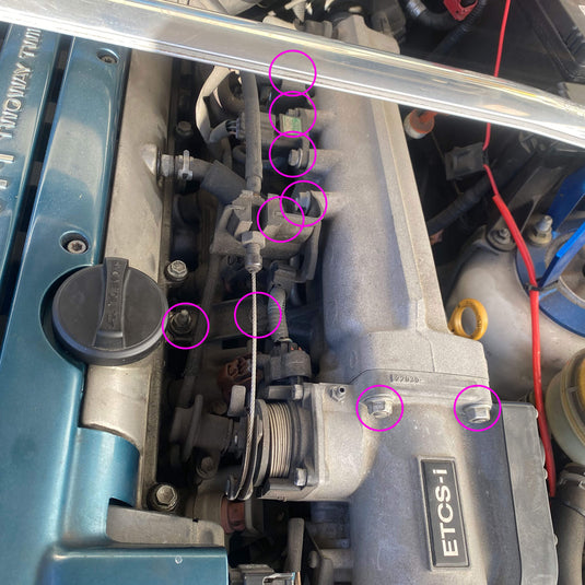 Titanium Throttle Body Kit - TOYOTA 2JZ-GTE (FACTORY)