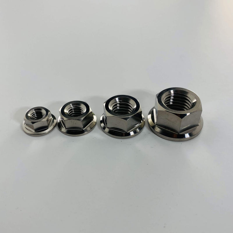 Load image into Gallery viewer, Titanium Flange Nut - Individual