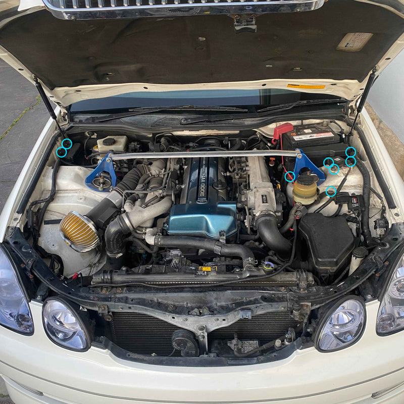 Load image into Gallery viewer, Titanium Fuse Box Kit - TOYOTA ARISTO JZS161