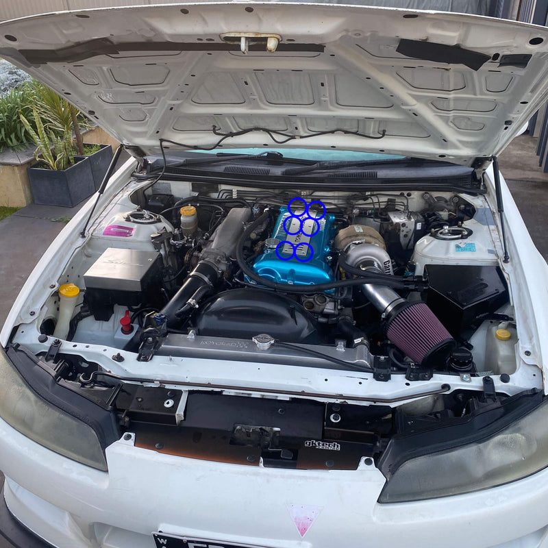 Load image into Gallery viewer, Titanium Coilpack Cover Kit - NISSAN SR20 VCT