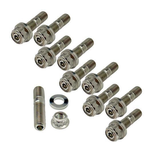 Titanium Exhaust Manifold Stud Kit - MITSUBISHI 4B11T
