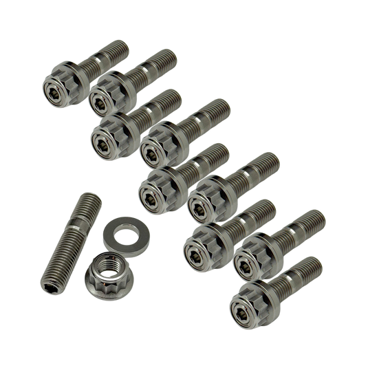 Titanium Exhaust Manifold Stud Kit - FORD RANGER P5AT 3.2L