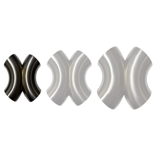 2.5inch SS304 X-pipe, product front view