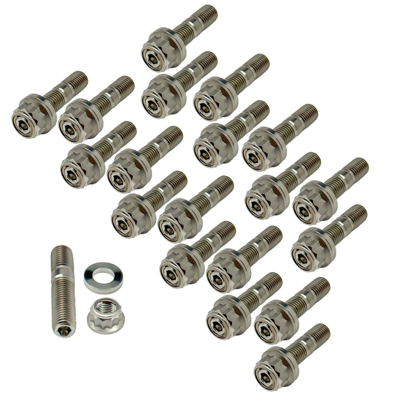 Load image into Gallery viewer, Titanium Hot Side Stud Kit (Exhaust Manifold / Turbo / Dump) - FORD BARRA 240T / 245T / 270T / 310T

