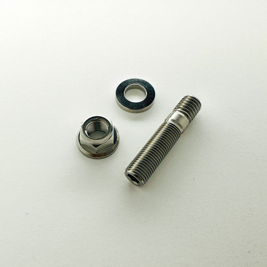 3/8 UNC stud polished 6 Point Locking nut