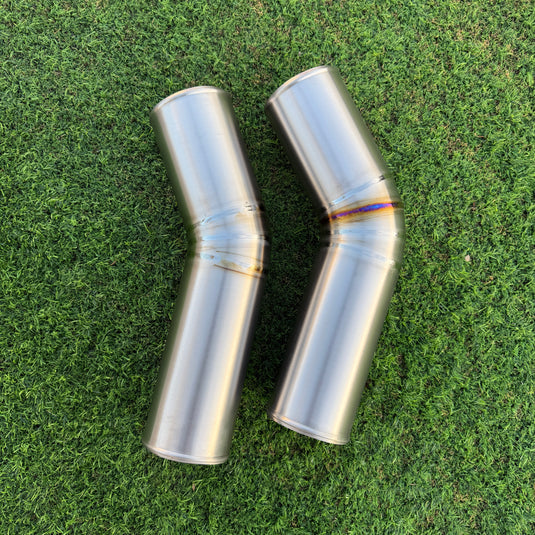 4inch titanium intake - universal 30 and 45 degree, polished finish product view