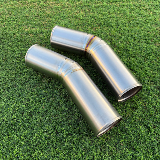 4inch titanium intake - universal, polished finish product view