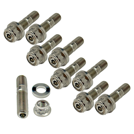 Titanium Exhaust Manifold Stud Kit - MITSUBISHI 4G63 / 4G64 / 4G93 / 4G94