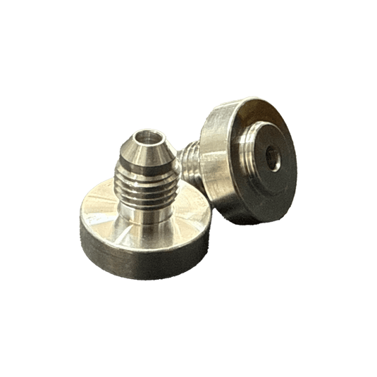 AN4 Aluminium Weld on Fittings, Product front view