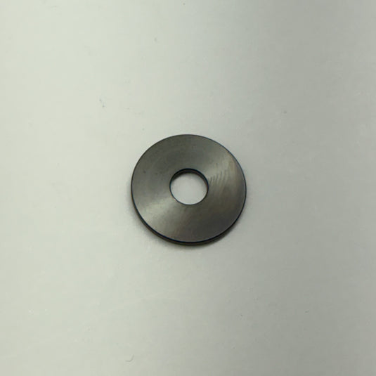 Black titanium washer, Front Product View