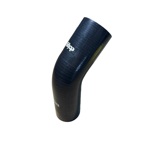 Black silicone 45 degree elbow