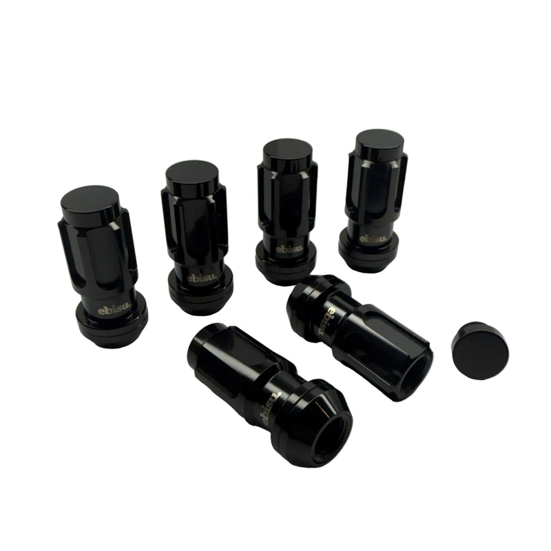 Load image into Gallery viewer, Black titanium wheel nuts
