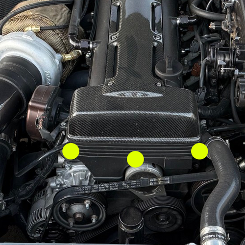 Titanium Timing Cover Kit (Front) - TOYOTA 2JZ