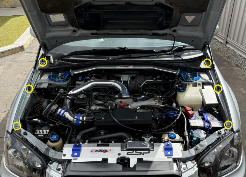 Load image into Gallery viewer, Titanium Fender Kit - SUBARU IMPREZA GD
