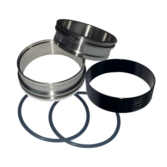 HD clamp components, product front view