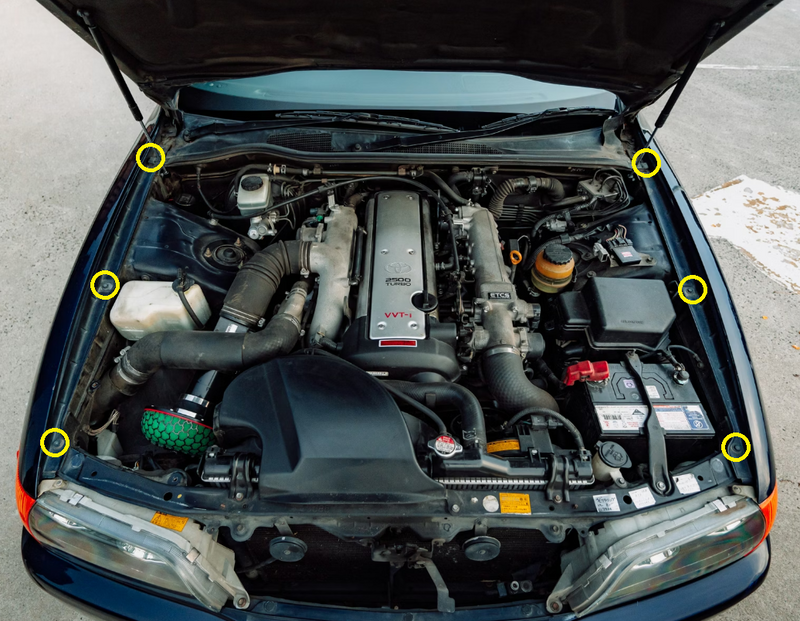 Load image into Gallery viewer, Titanium Fender Kit - TOYOTA CHASER / MARK2 JZX100
