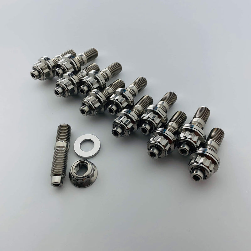 Load image into Gallery viewer, Titanium Exhaust Manifold Stud Kit - FORD Barra 240T / 245T / 270T / 310T
