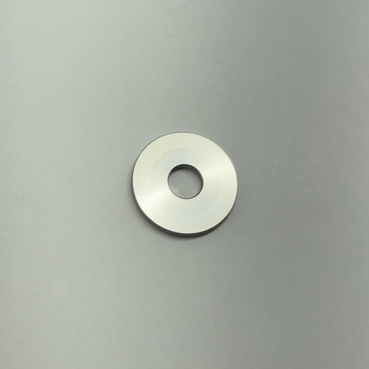 Polished titanium washer, Front Product View