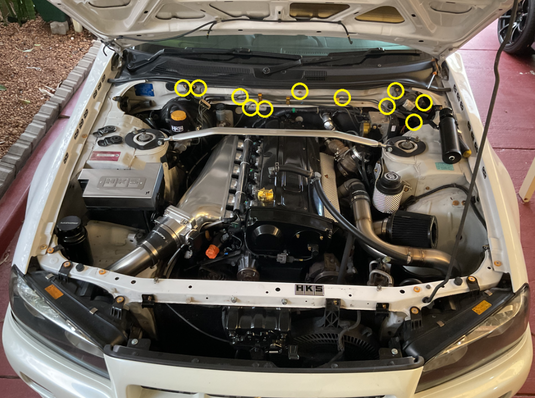 Titanium Firewall Kit - NISSAN SKYLINE R34 (GTT / GTR)