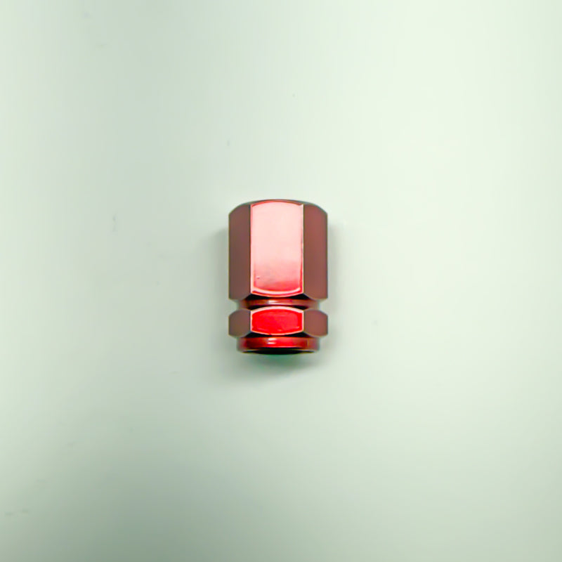 Load image into Gallery viewer, Red Titanium Valve Caps, Front Product View
