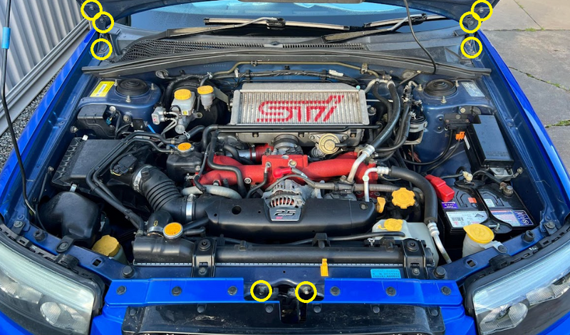 Load image into Gallery viewer, Titanium Bonnet Kit - SUBARU FORESTER SG
