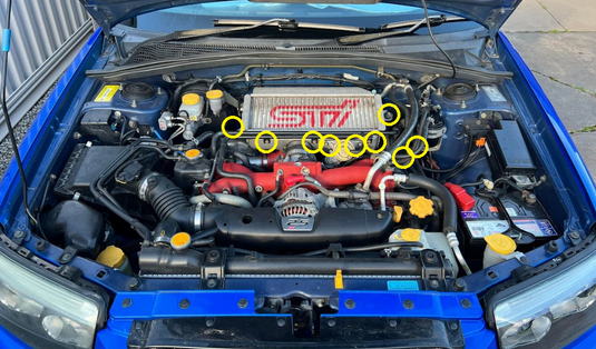 Titanium Intercooler Kit - SUBARU FORESTER SG