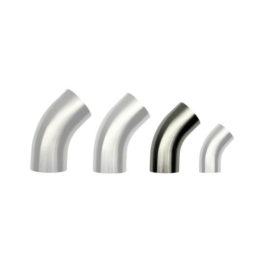 SS304 2in Long Elbow 45 degree 1.5D