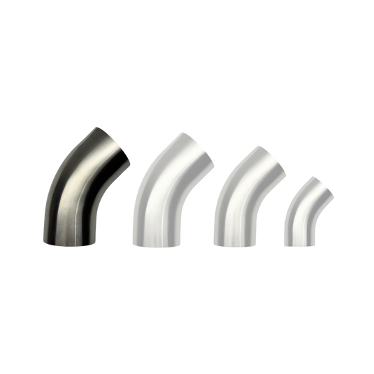 SS304 3in Long Elbow 45 degree 1.5D