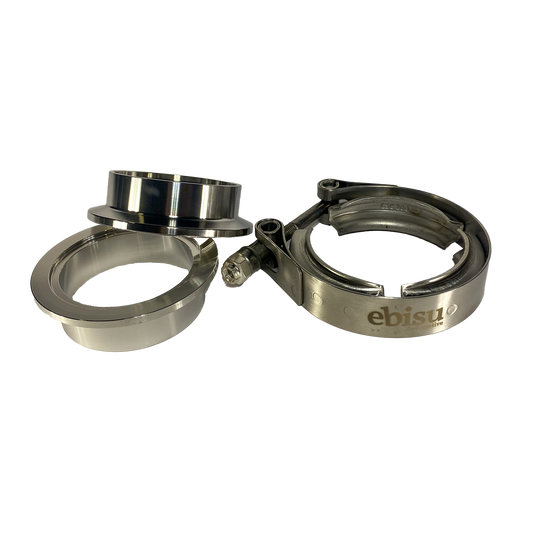 Standard Vband Set product front view with female and male flanges