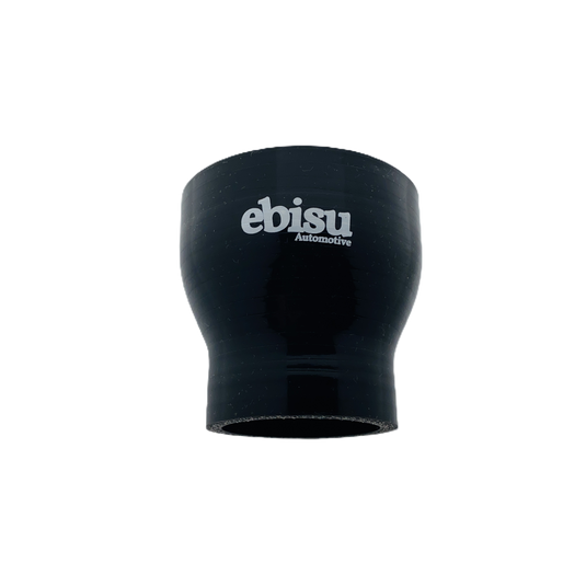 Black Straight_Silicone Reducer, product front view