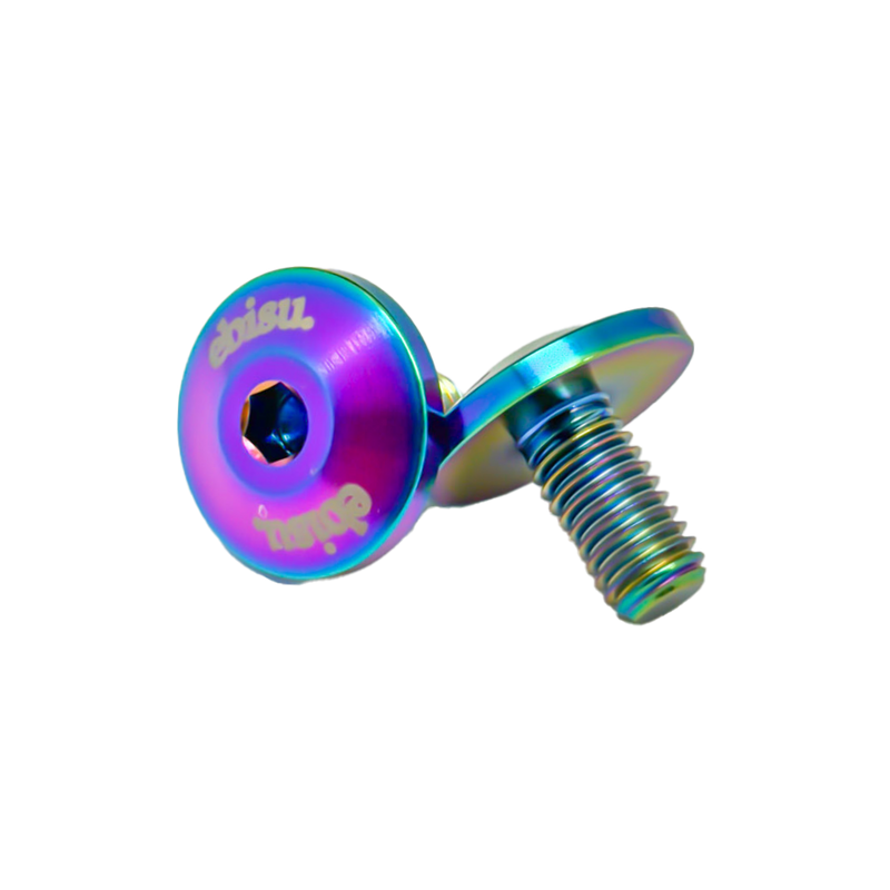 Load image into Gallery viewer, Titanium Wide Tapered Head - Rainbow, Product view
