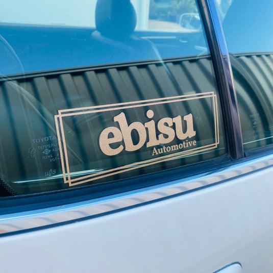 Ebisu Double Border Sticker