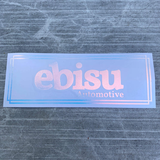 Ebisu Double Border Sticker