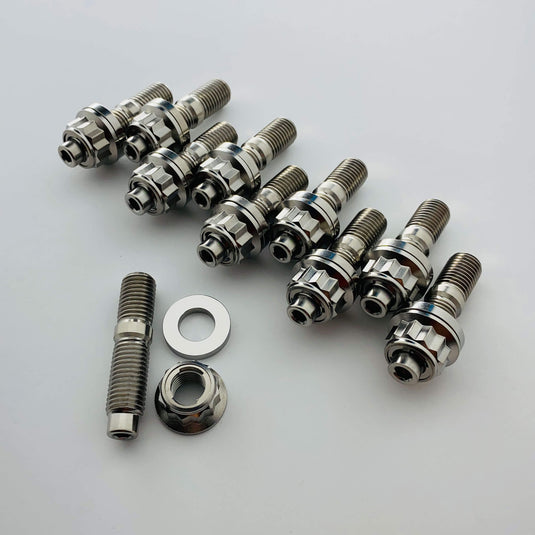 Titanium Exhaust Manifold Stud Kit - MITSUBISHI 4B11T