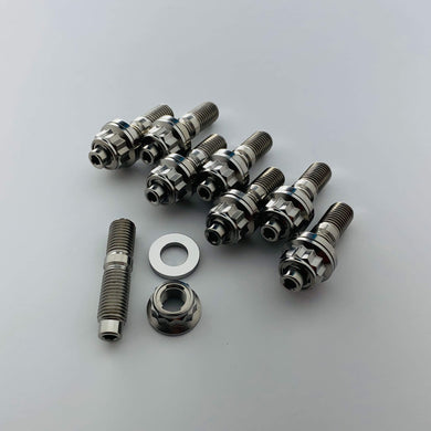 Titanium Exhaust Manifold Stud Kit - BUNDLE 8 PACK