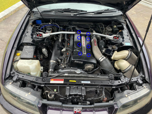 NISSAN RB26 - Titanium Coilpack Cover Kit