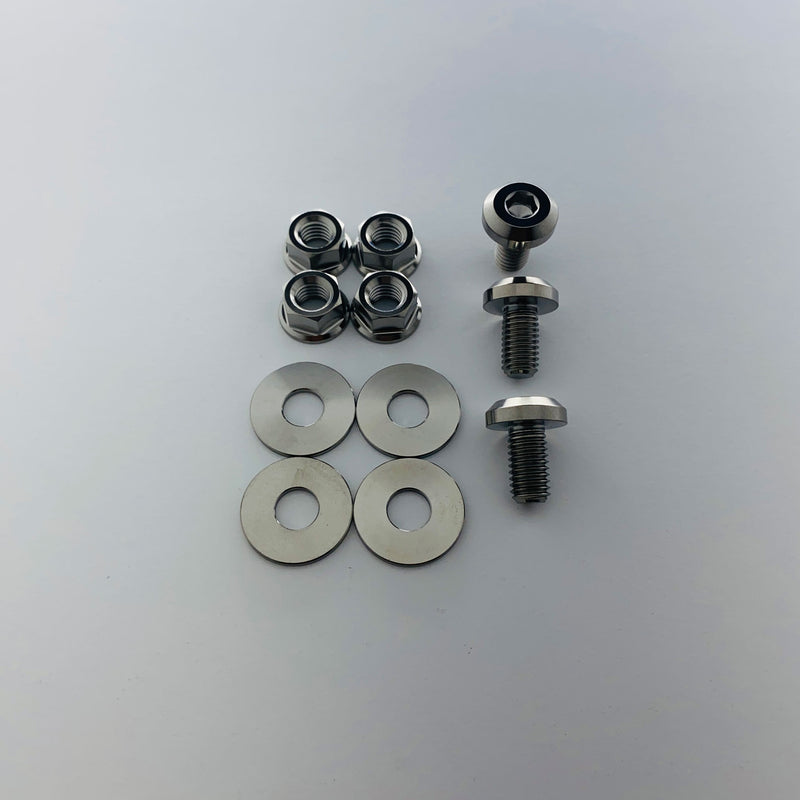 Load image into Gallery viewer, Titanium Bonnet Mounting Bolt Kit - Nissan S15
