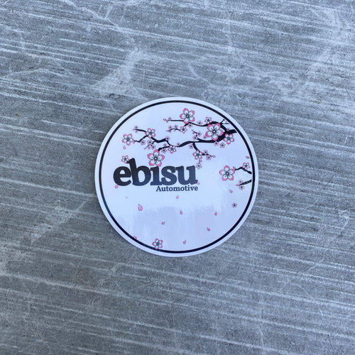 Ebisu Sakura Circle Sticker